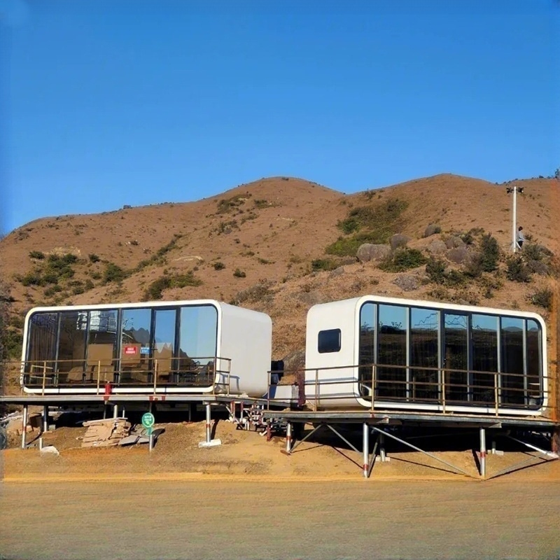 Modern Luxury Prefab Smart Transportable Home – Modular Capsule House Apple Cabin Design