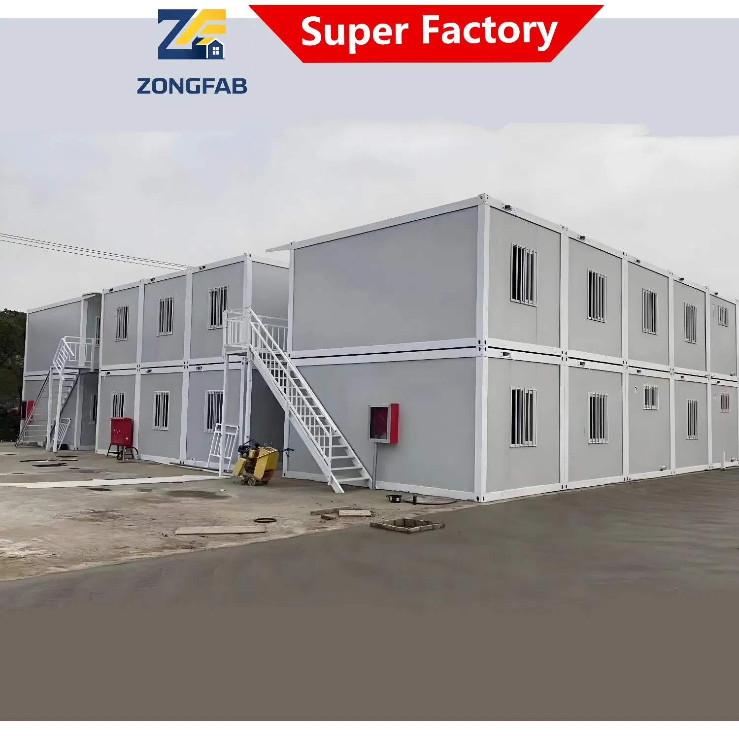 Fast Quick Build Movable Mobile Portable Detachable Assembly Prefab Modular Container Building Housing