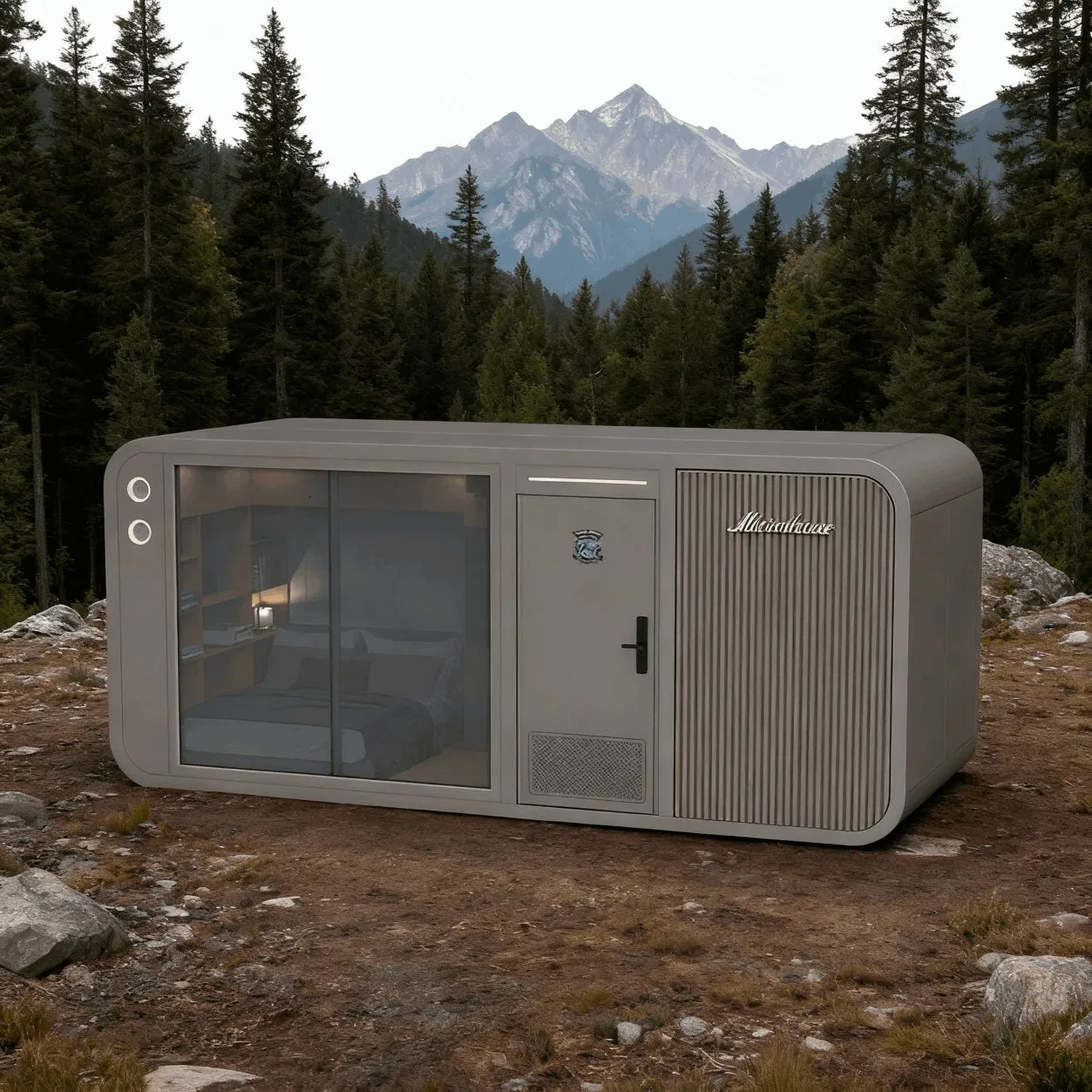 Demountable Relocatable Capsule Housing System with Minimal Site Impact