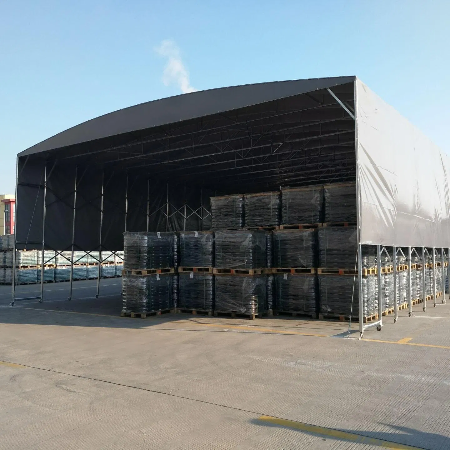 Super Large Tensile Shade Grid Roof Structure Giant Exhibition Revolution Tents Outdoor Space Frame Tent