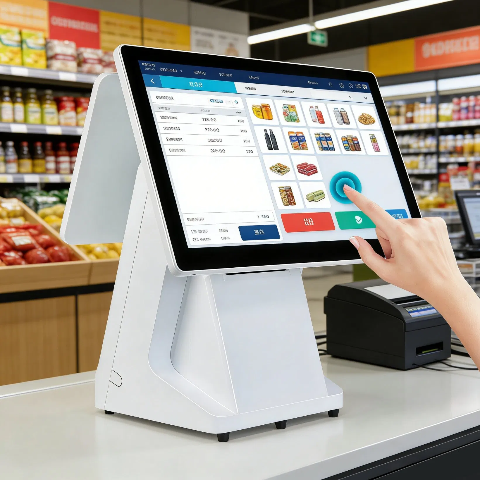 OEM All in One Cash Register POS System with 80mm Printer