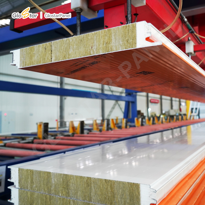 50/80/150mm PU/Polyurethane/Rockwool GMP Certified Europe Anti-Bacterial High Density Pharmaceutical Cleanroom Sandwich Panel