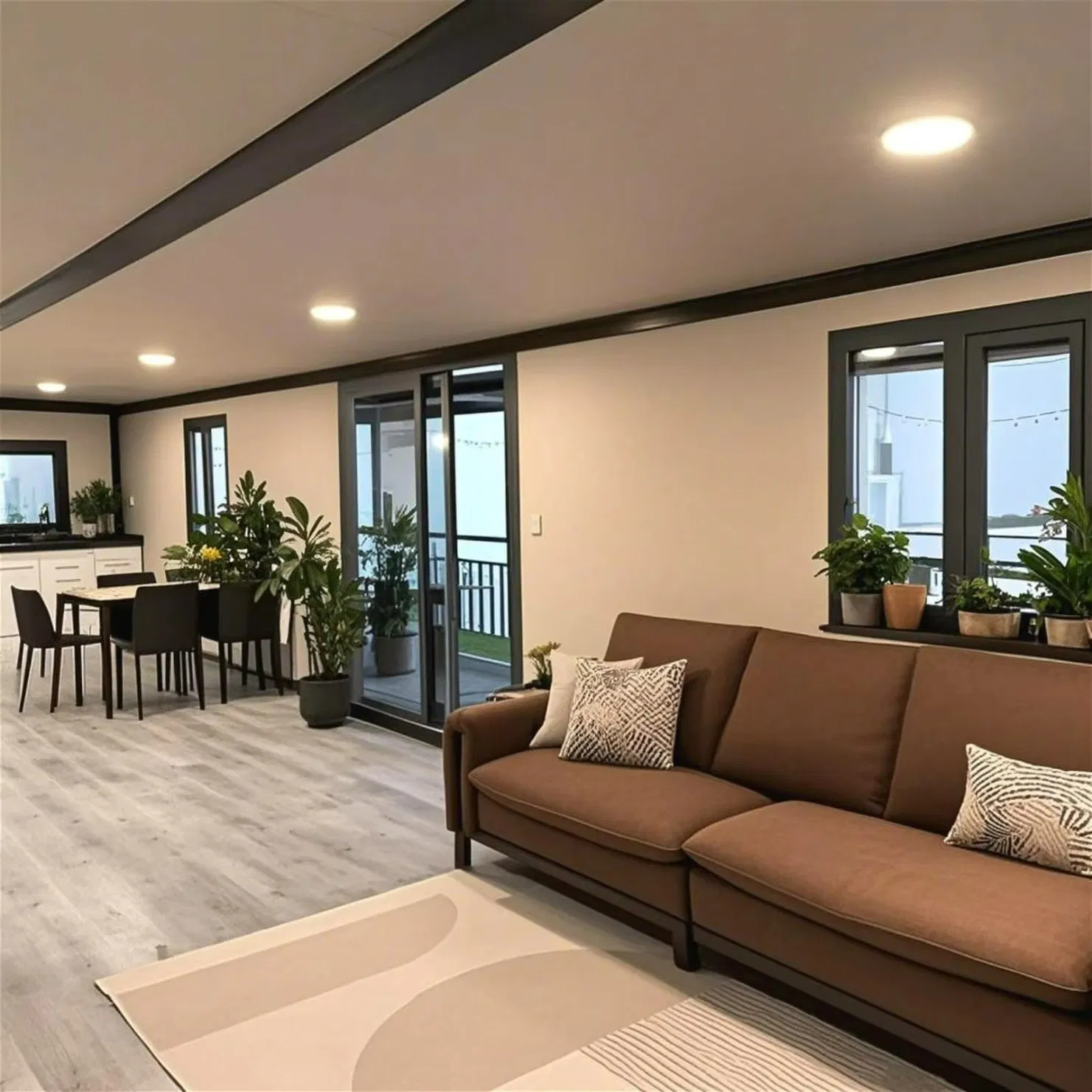 Hot Insulation Prefab Container House/Prefabricated Beach/Expandable Holiday Housing