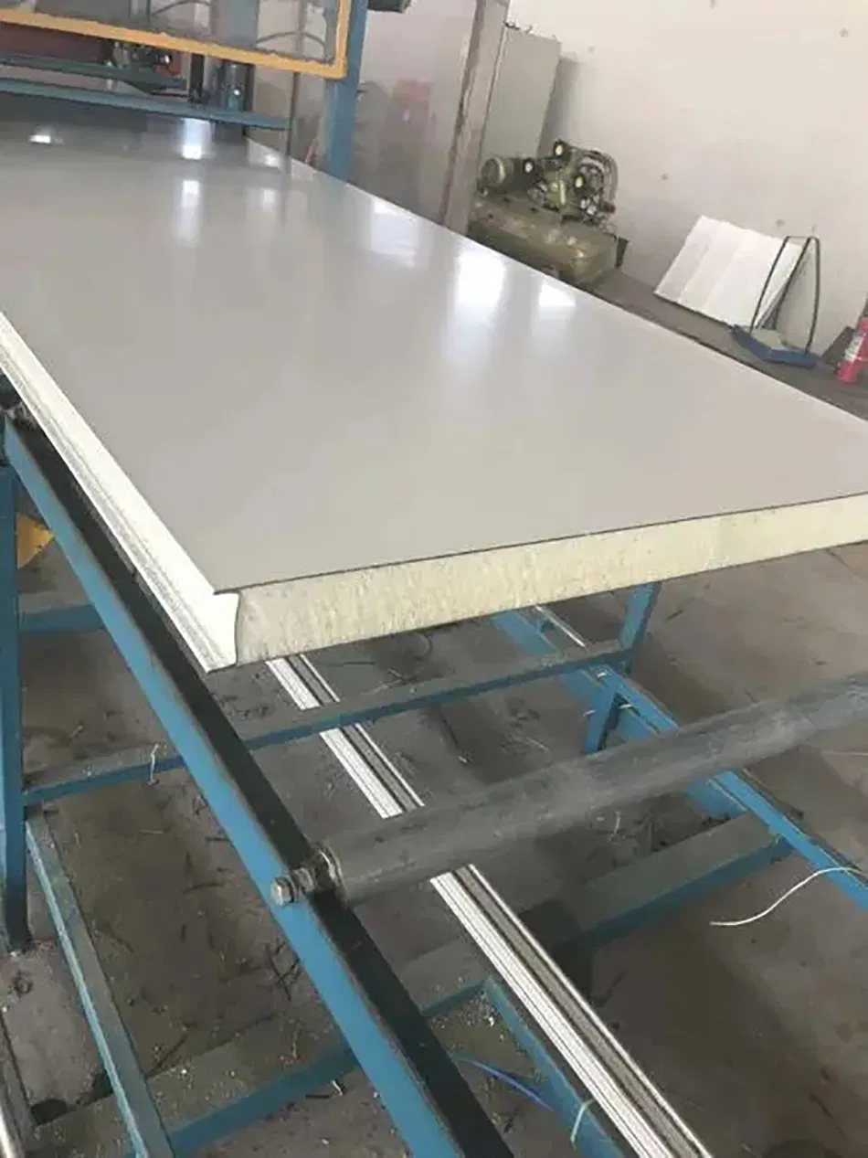 Wholesale Approval Heat Insulated PPGI/Color Coated Steel PU PIR PUR Wall Sandwich Panel for Cold Room/Warehouse