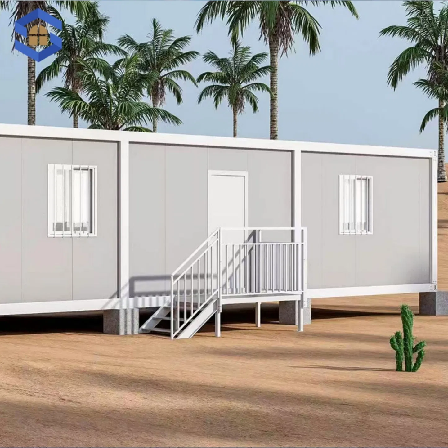 High-Strength 10FT/20FT/30FT/40FT Modular Portable Prefab Container Office Unit