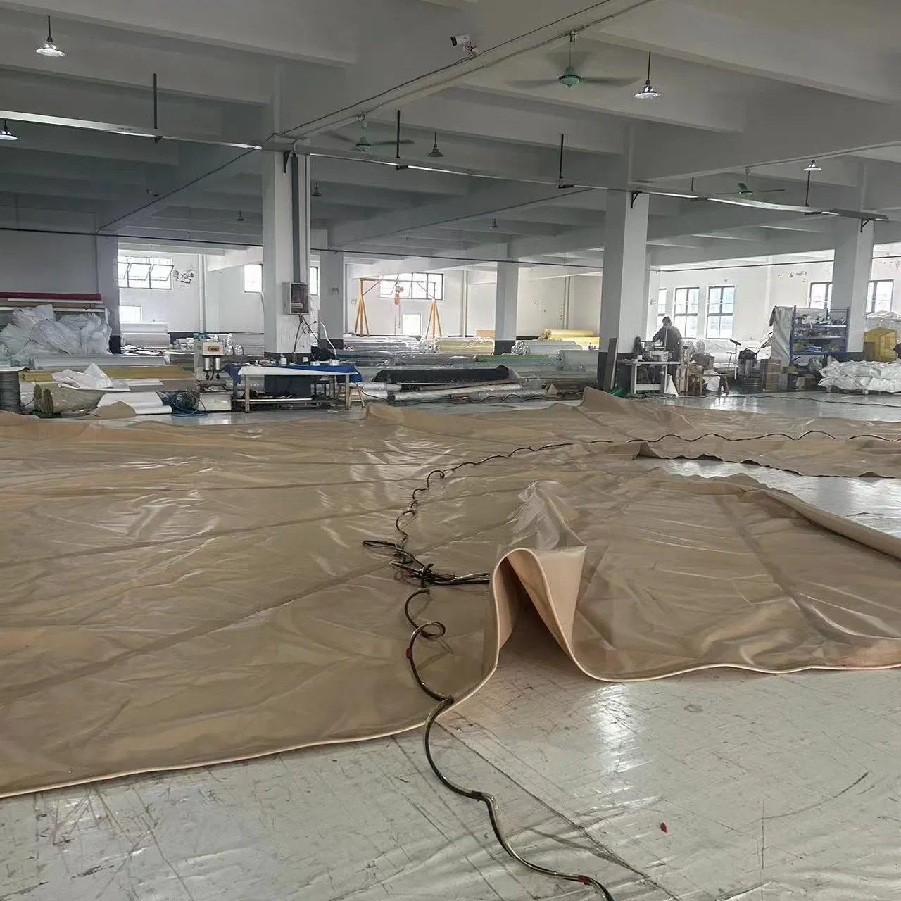 PVC Tensile Steel Fabric PVDF Parking Lot Shade Tent Building Stretched Tension Large Roof Exhibition Advertising Event Aluminum Membrane Structure