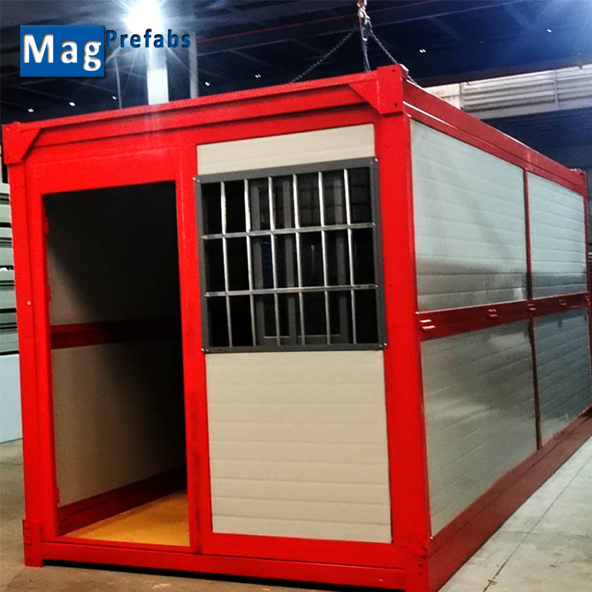 Cheap Price Flat Pack Folding Office Transportable Mobile Modular Prefab Foldable Prefabricated-Building