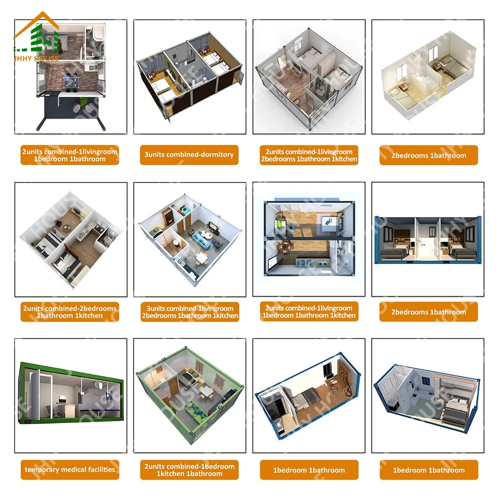 China Transportable House Prefabricated Folding Container Modular Living House Easy to Move