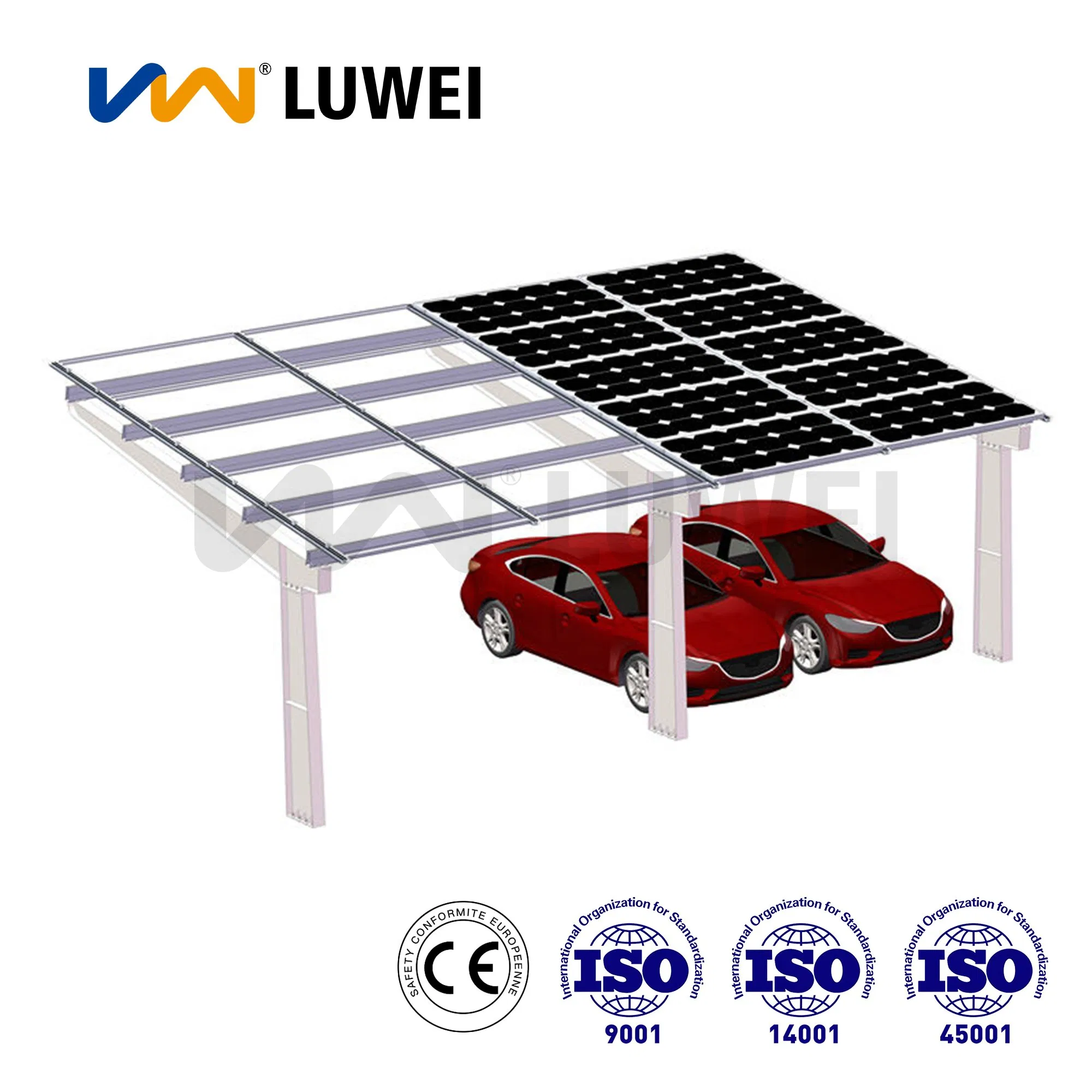 Luwei Solar Carport House: Green Energy Solution with Zm Alloy