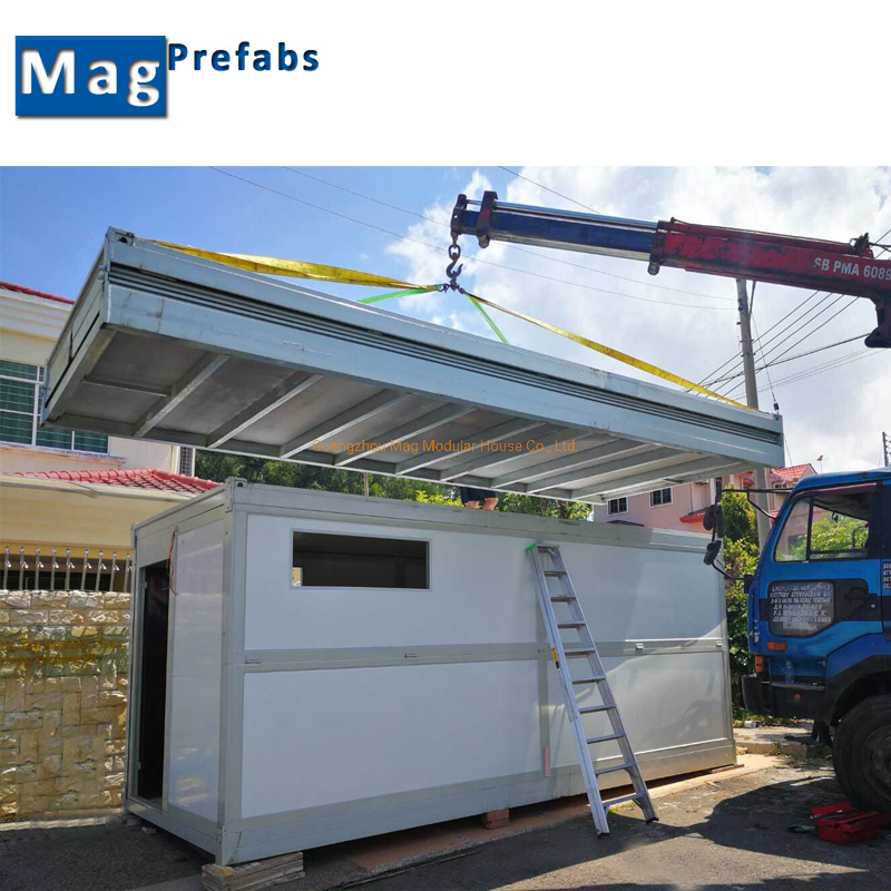 Cheap Price Flat Pack Folding Office Transportable Mobile Modular Prefab Foldable Prefabricated-Building