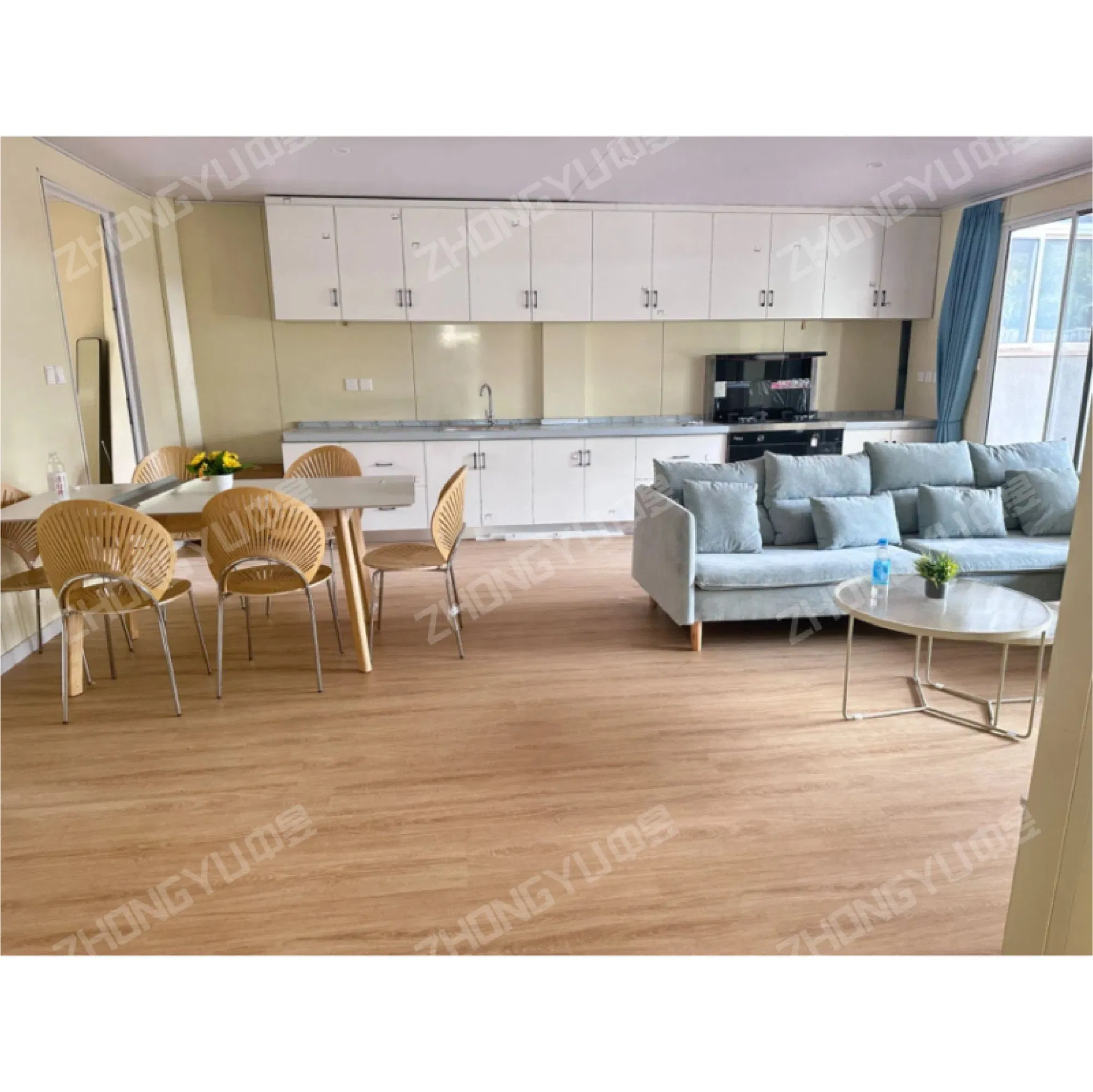 Energy Efficient 20FT 40FT Steel Frame Prefab Shipping Container Unit China Modular Housing Option