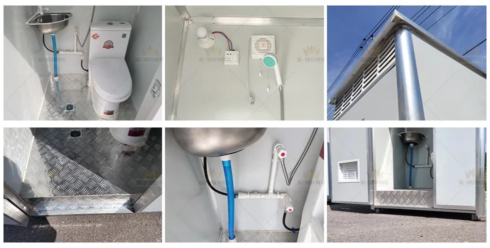 Portable Toilet Layout