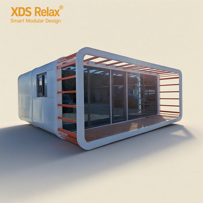 Capsule Cabin Chic Prefab Transportable Modular Tiny Elegant Capsule House Apple Cabin