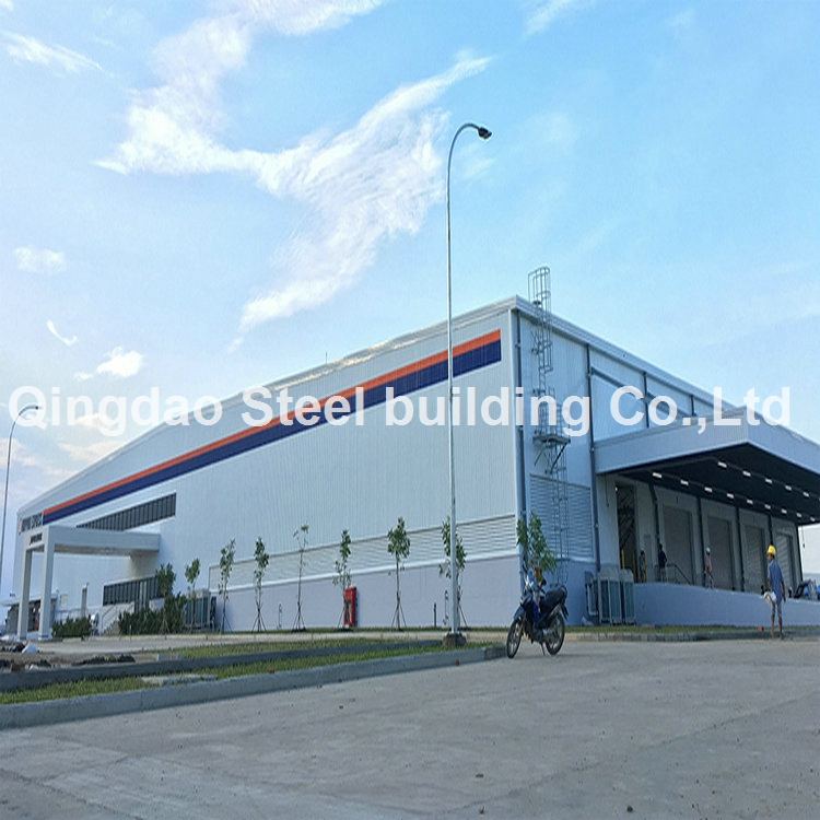 Prefabricated Metal Hanger Factory Assembly Modular Industrial Workshop Steel Warehouse Building