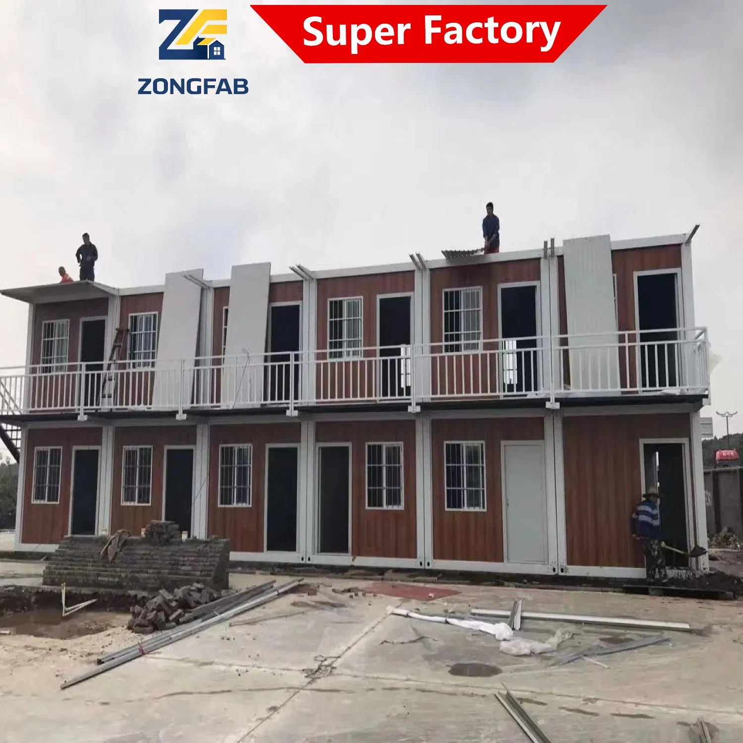 Fast Quick Build Movable Mobile Portable Detachable Assembly Prefab Modular Container Building Housing