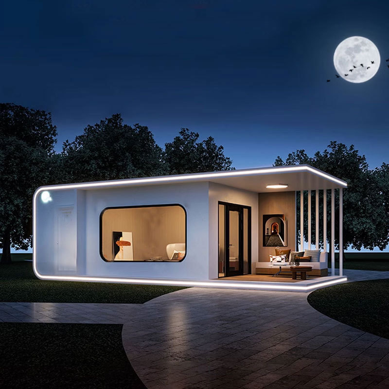 Family One-Bedroom Portable Living Container – Modular Transportable Apple Cabin House