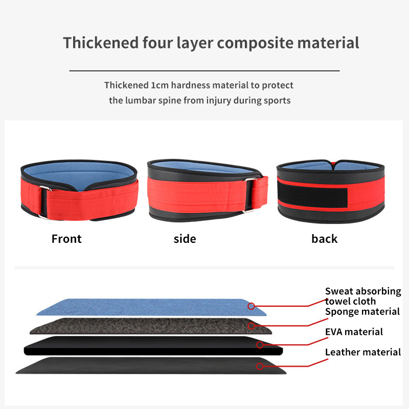 Waist Protection Weightlifting Fitness Belt Squatting Hard Pulling Force Lifting Waist Protection Belt Support Waist Plate Abdom