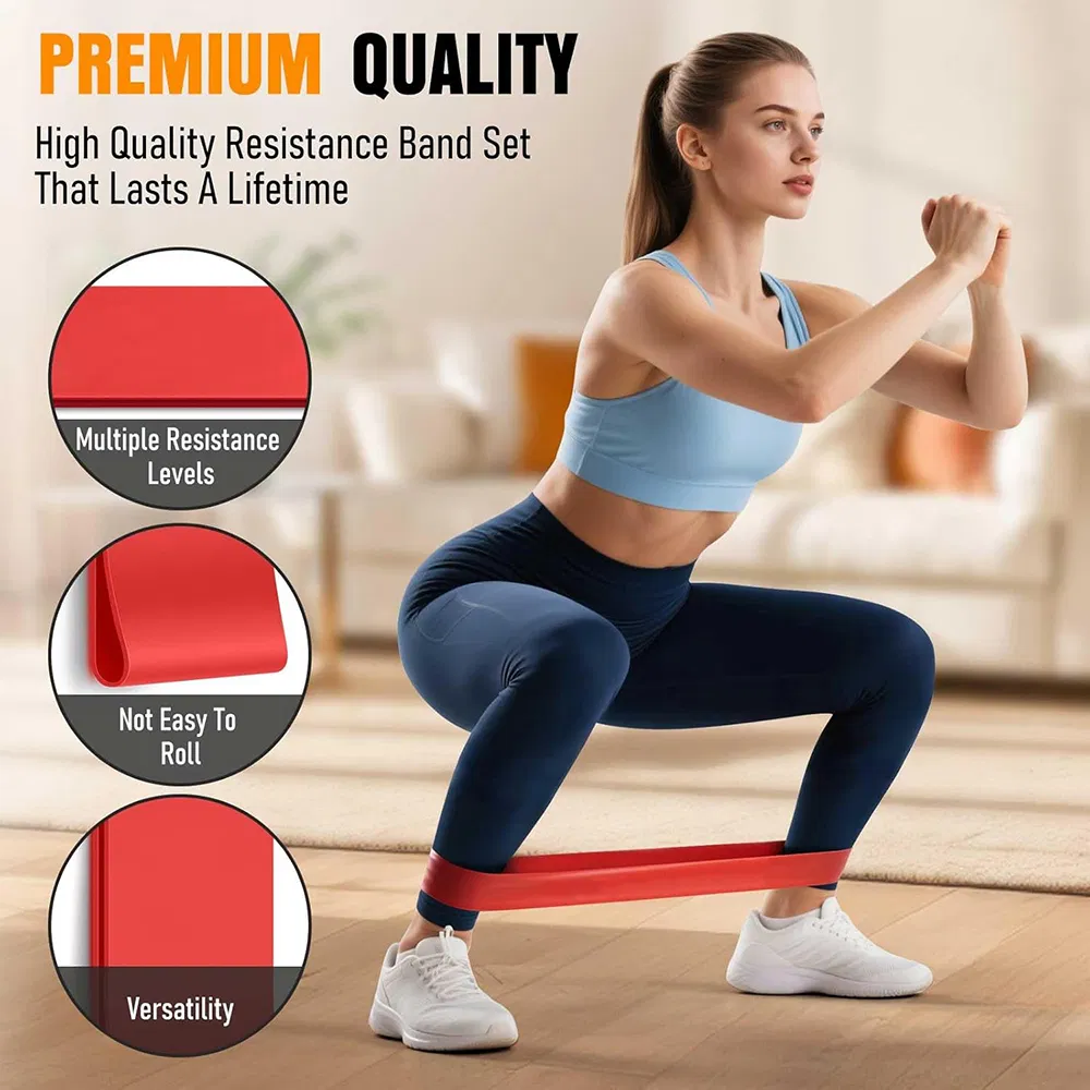 Custom Logo Resistance Band Pull up Assistance Bands Latex Resistance Loop Exercise Resistance Bands Set