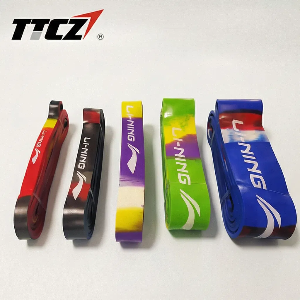 Ttcz Workout Bands for Exercise Gym Exercise Long Adjustable Custom Printed Fitness Loop Latex Resistance Band