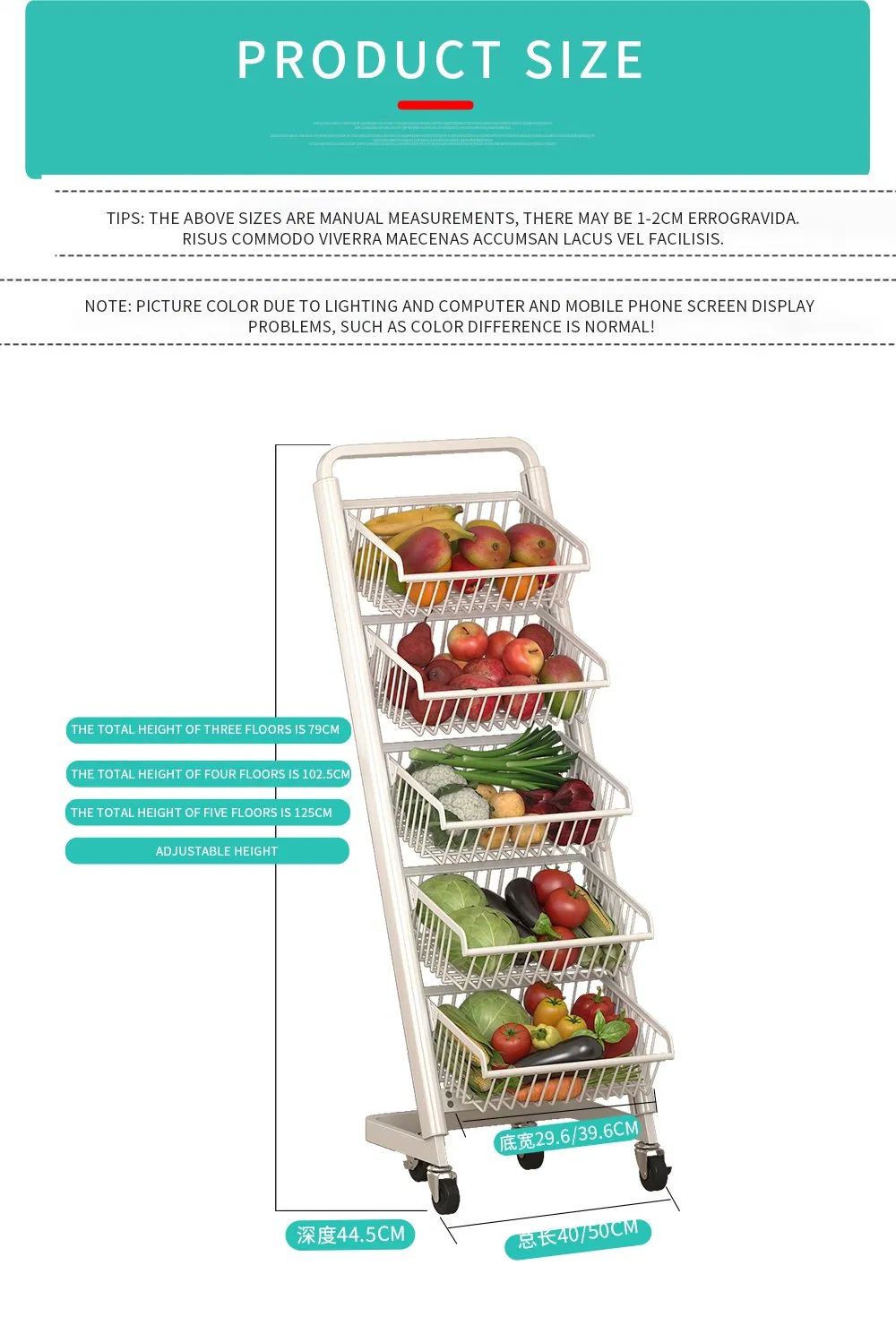 Kitchen Basket Storage Rack 1