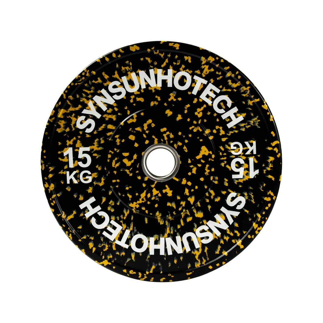 15KG Speckle Rubber Bumper Plate