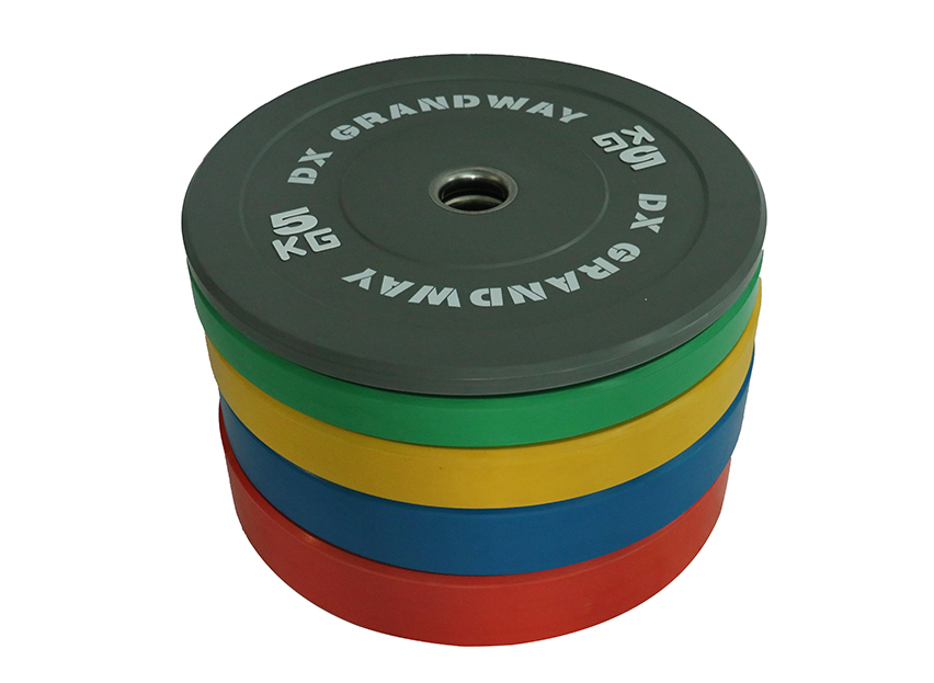 Colorful Rubber Bumper Plates Customized Logo Weight Plate