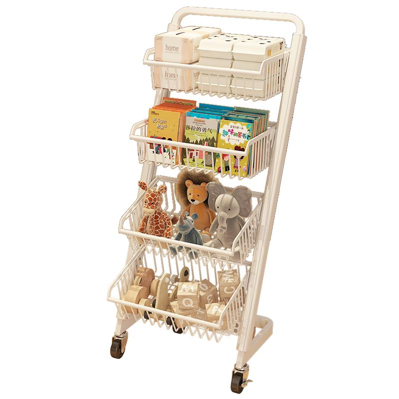 High Quality Metal Kitchen Mobile Fruit and Vegetable Basket Storage Rack