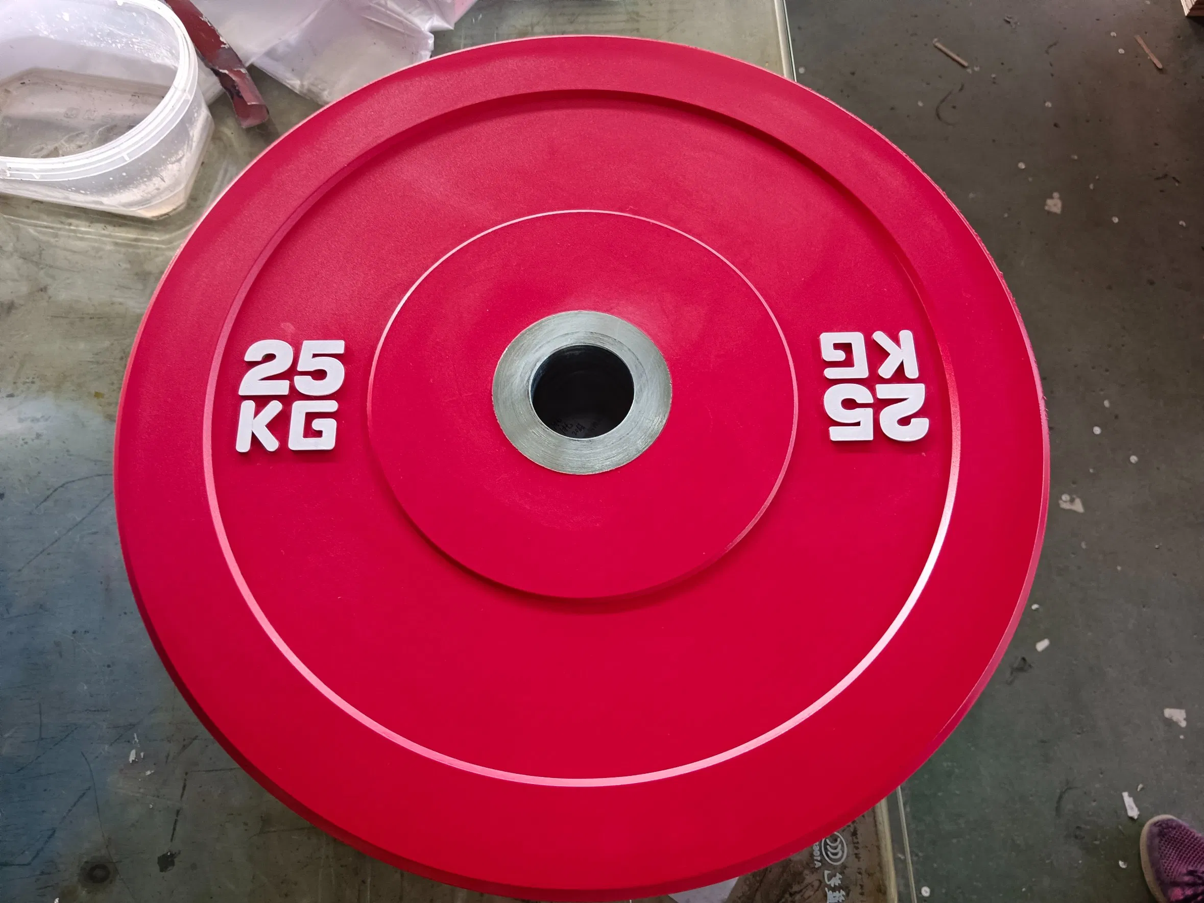 Colorful Eco Bumper Plates Fitness Custom Logo Weight Plate for Strength Training Gym