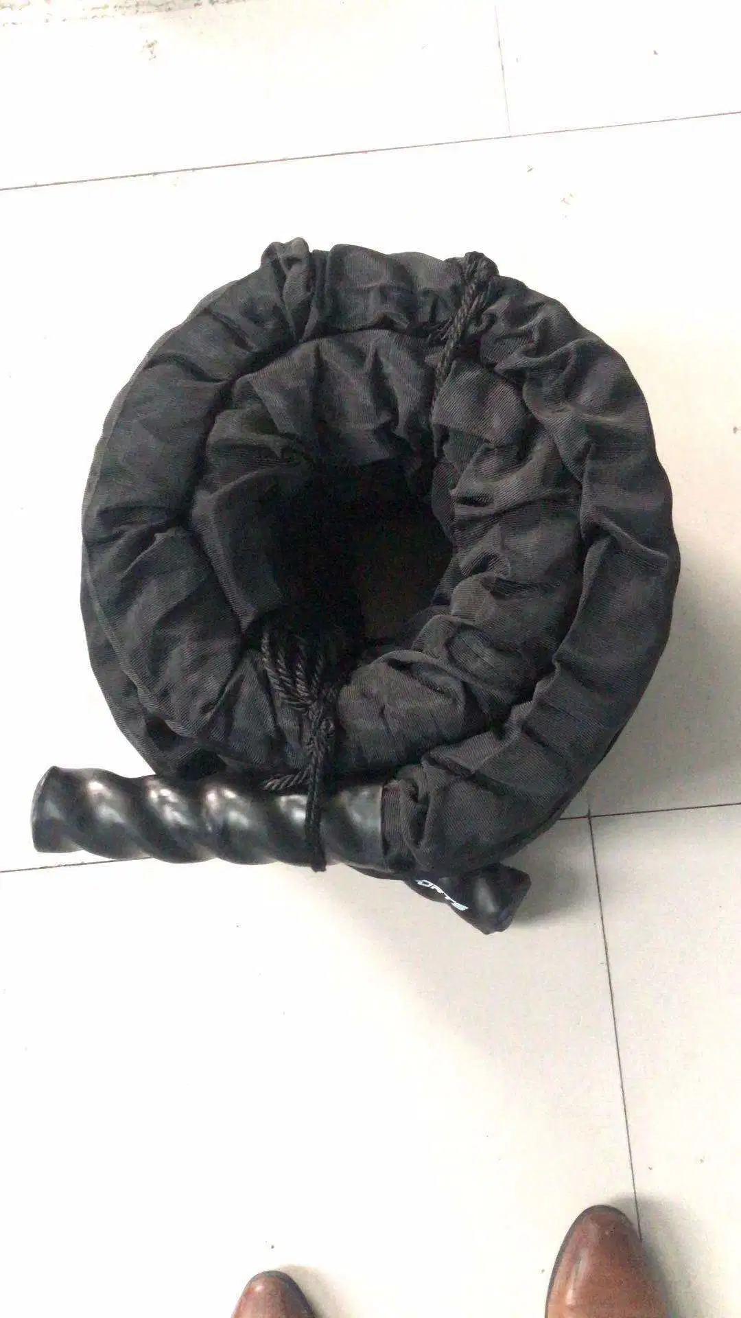 38mm* 9m Nylon Gym Climbing Rope Climbing Rope Gym Fitness Nylon Battle Rope for Home Use