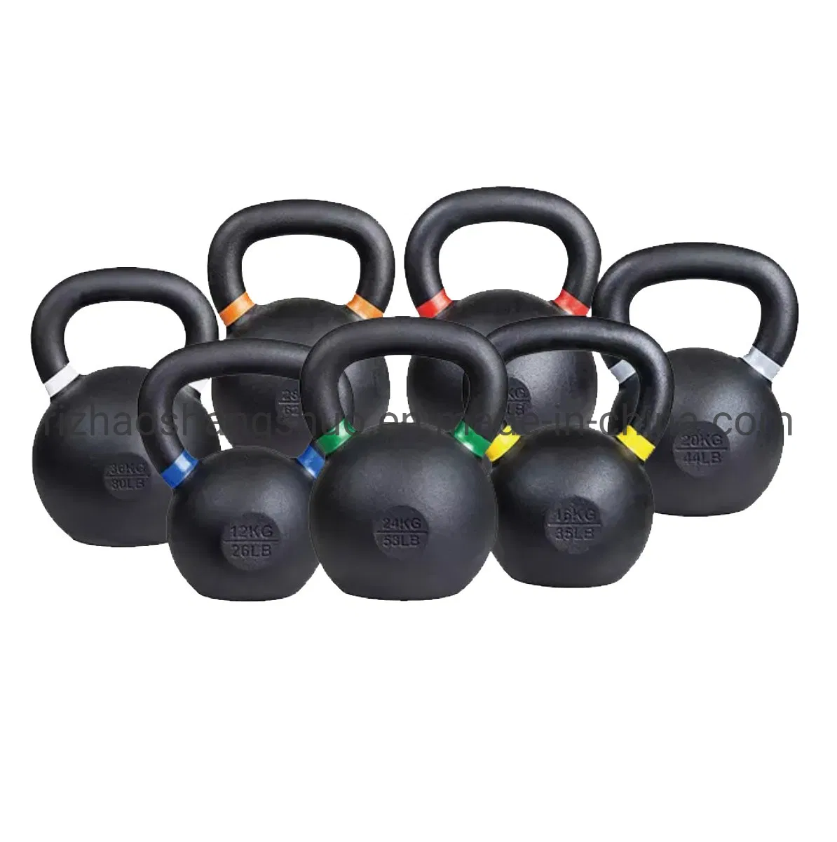 Crossfit Gym Wholesale Exercise Equipment Powder Coated Casting Iron Kettlebell Cast Iron Kettlebell