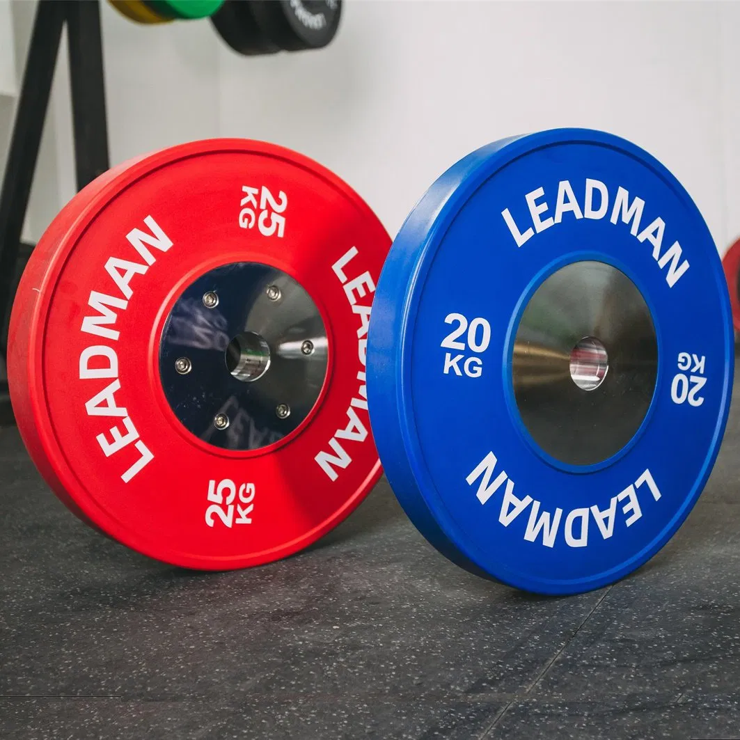 Factory Commercial Fitness Equipment Competition Rubber Bumper Plates