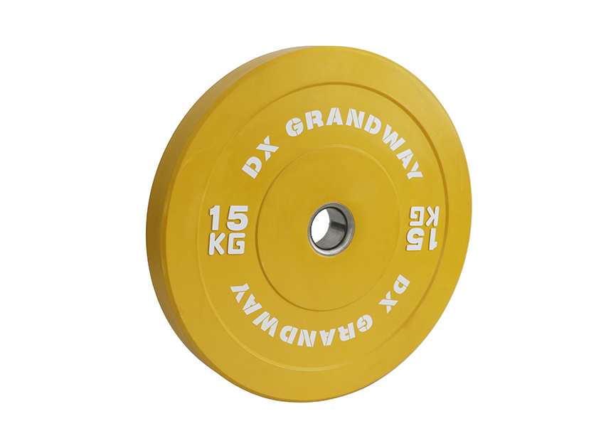 Colorful Rubber Bumper Plates Customized Logo Weight Plate