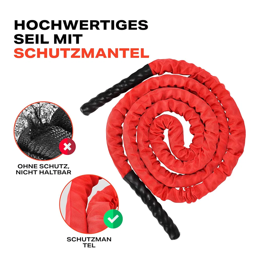 Battle Ropes Home Gym Outdoor Workout Equipment Heavy Exercise Training Battle Rope for Strength Training