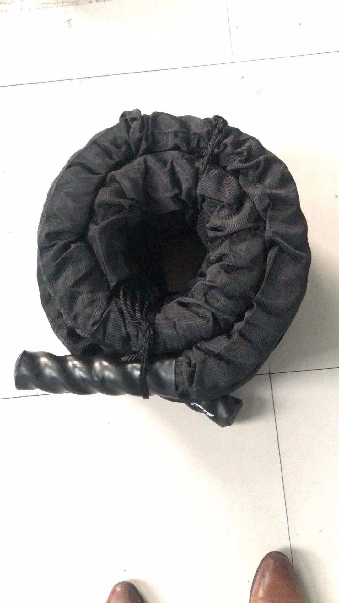 38mm* 9m Nylon Gym Climbing Rope Climbing Rope Gym Fitness Nylon Battle Rope for Home Use