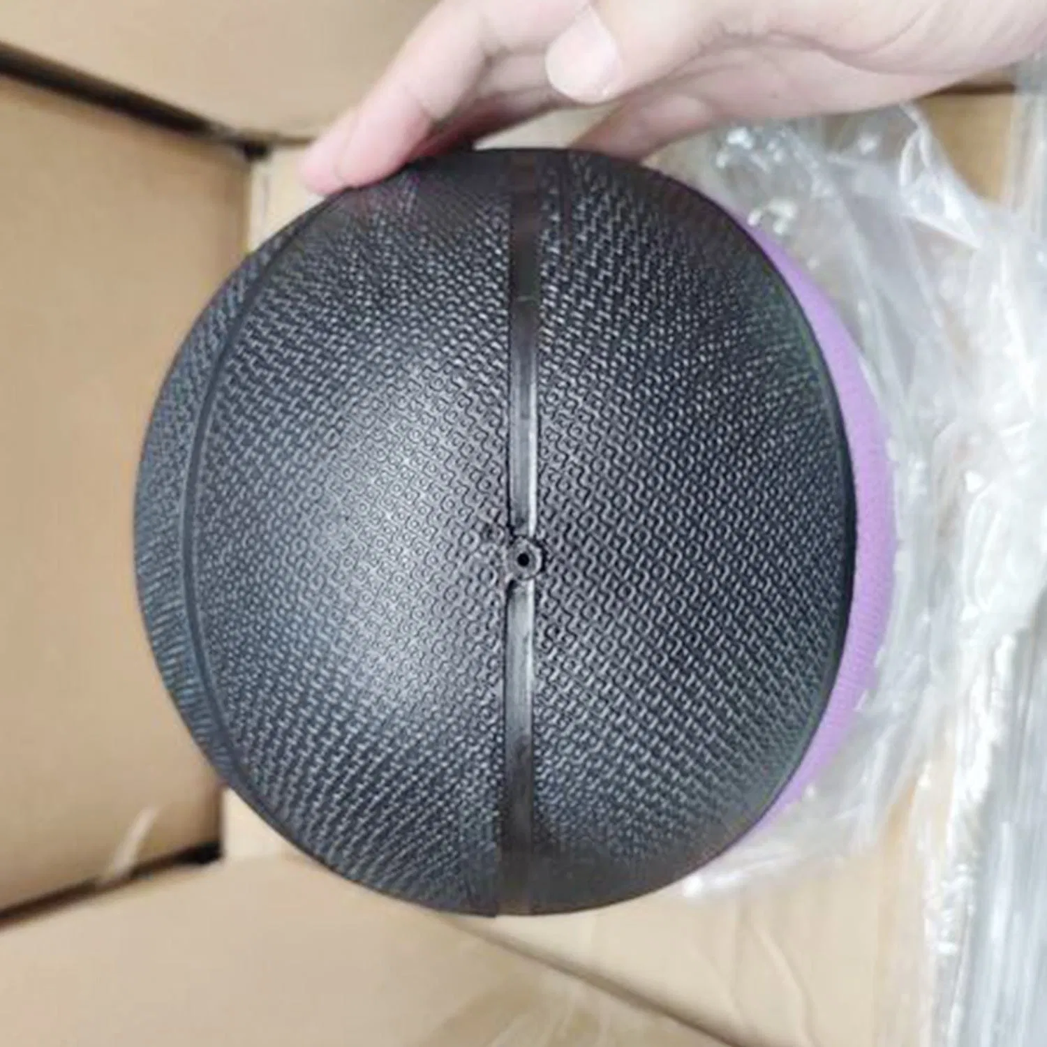 2kg Purple Rubber Sand Filled Medicine Ball for Home Gym