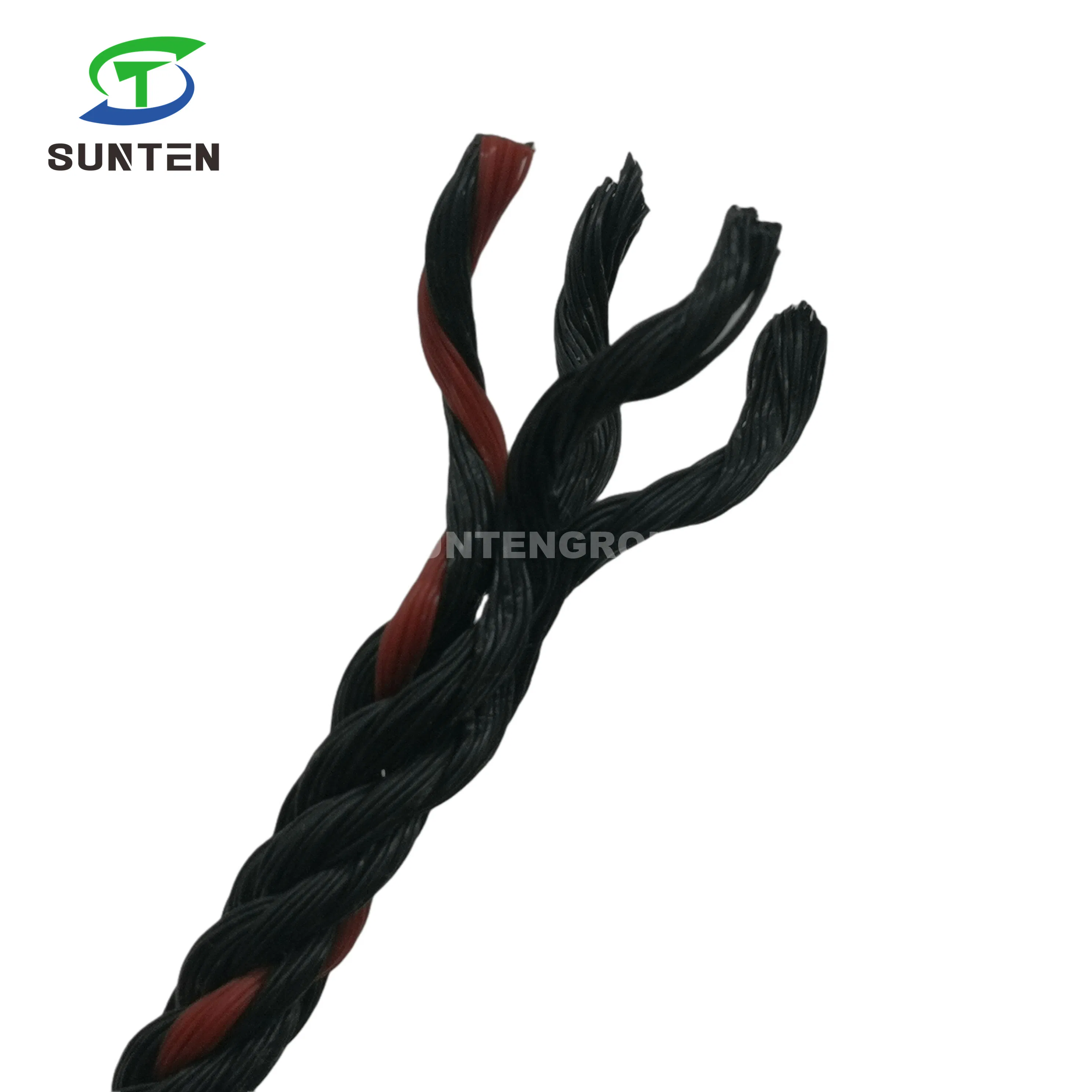Black PE/Nylon/Polyethylene/Synthetic/Plastic/Fishing/Marine/Mooring/Packing/Twist/Twisted/Battle Rope