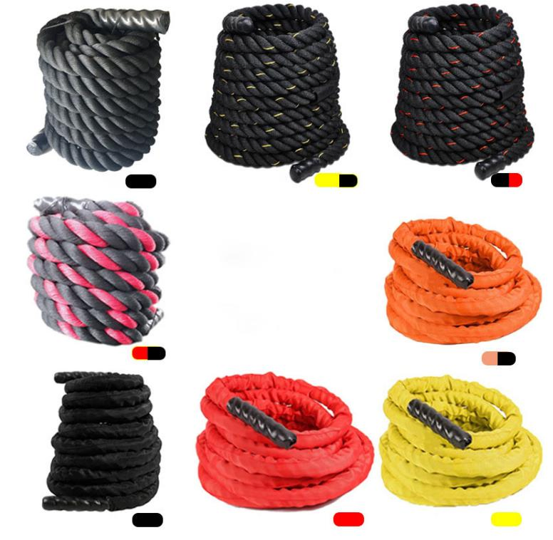 38mm* 9m Nylon Gym Climbing Rope Climbing Rope Gym Fitness Nylon Battle Rope for Home Use