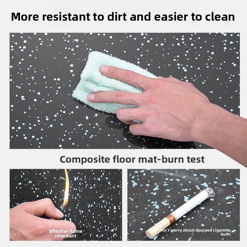 High Elastic 15mm 20mm Gym Rubber Floor Mat with EPDM Granules