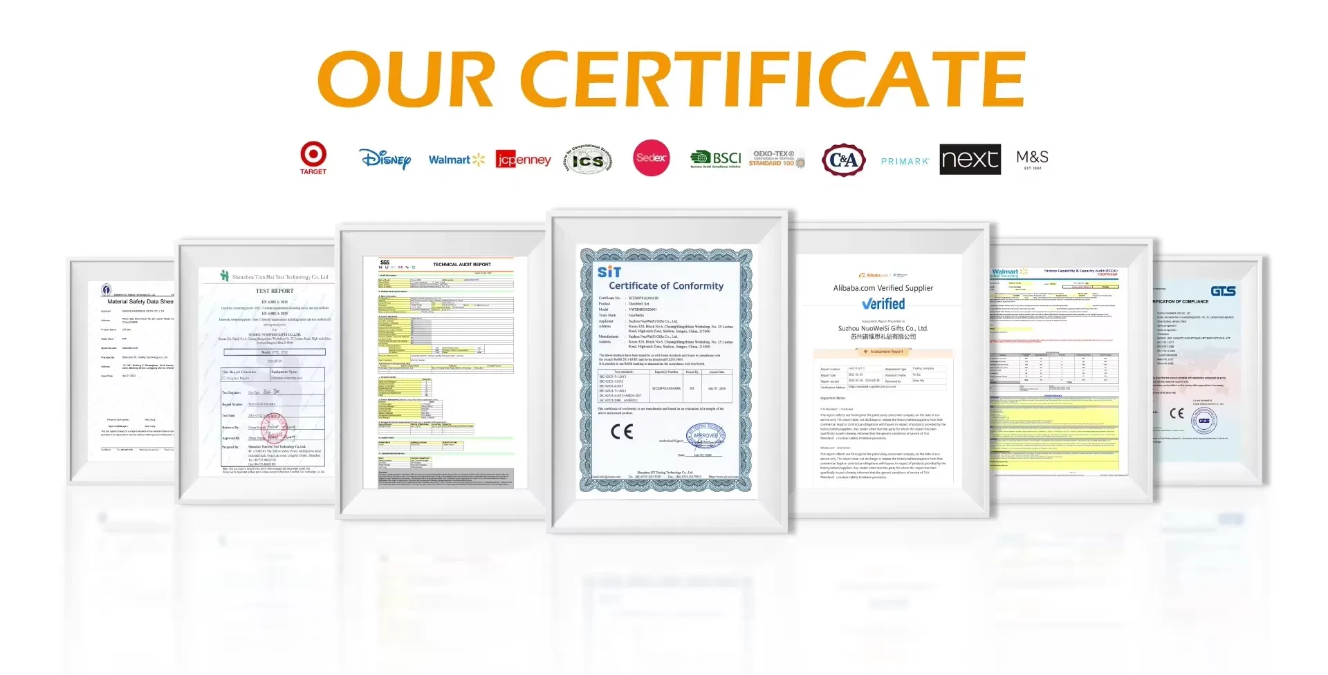 Certificates