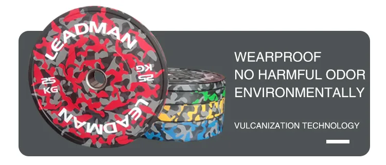 Camo Rubber Bumper Plate