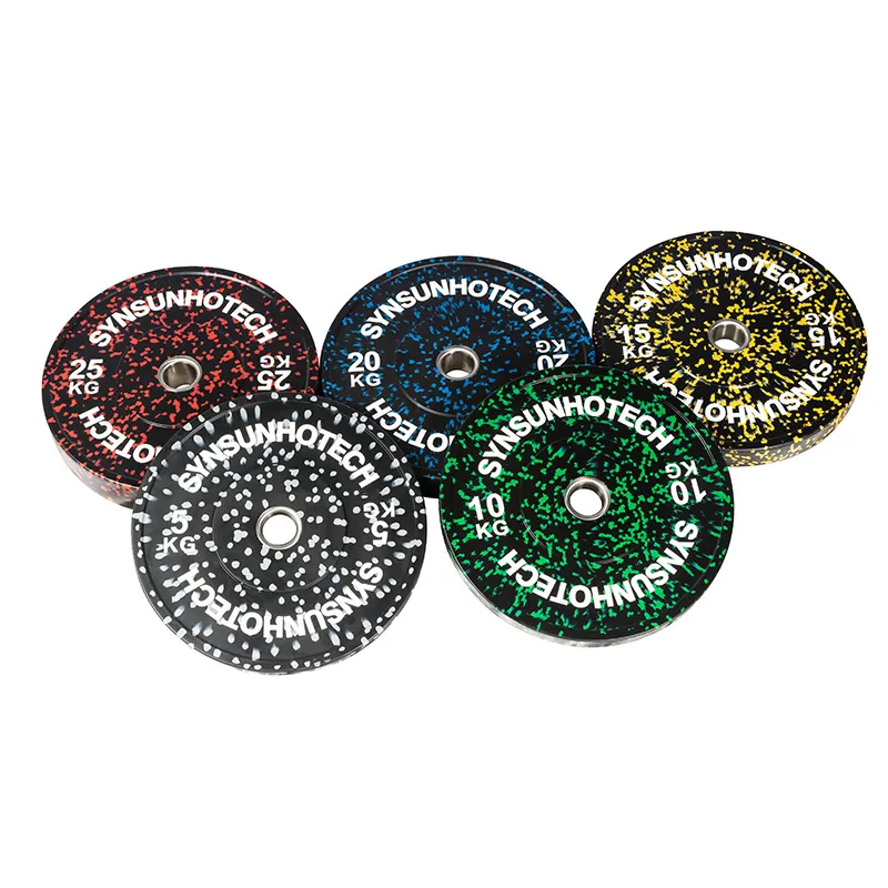Speckle Rubber Bumper Plate Overview