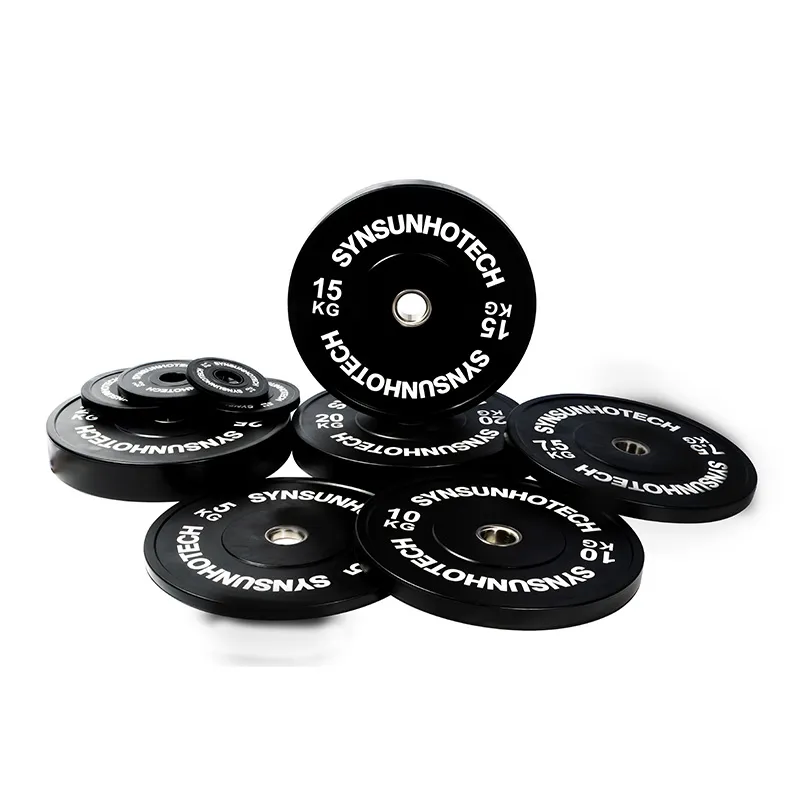 Training Color Rubber Bumper Weight Plate