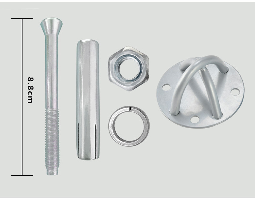 Wall Mount Bracket for Suspension Straps, Rings, Body Weight Strength Training Systems, Yoga Swings, Hammocks, Boxing Equipment Battle Rope Bl12879