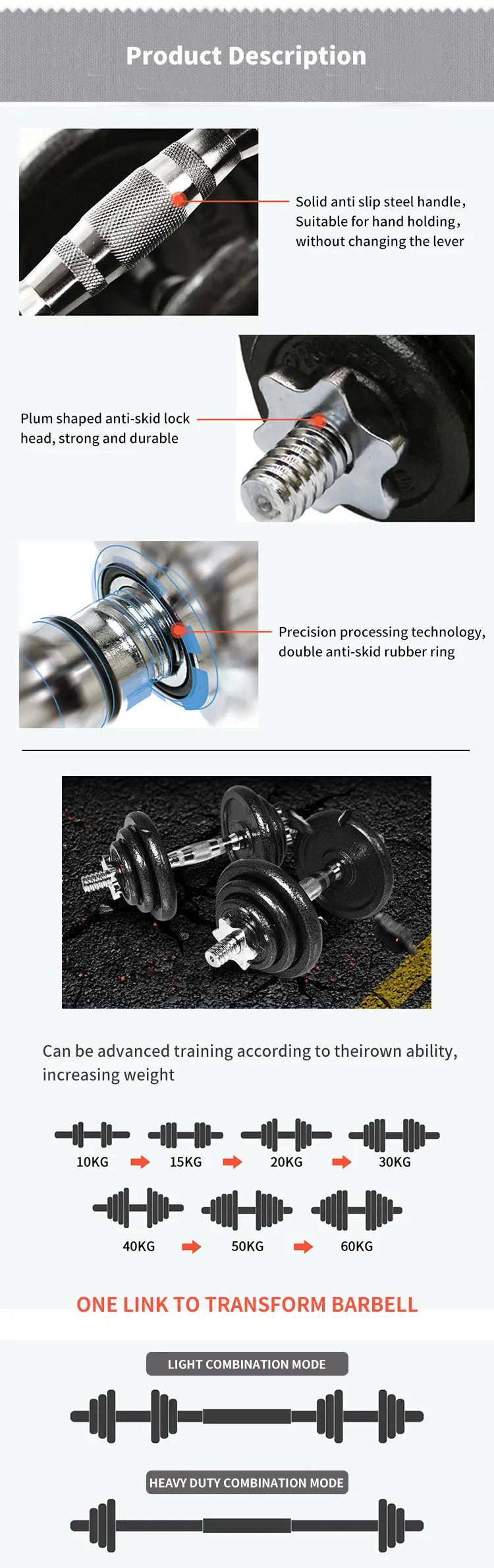 Adjustable Dumbbell View 2