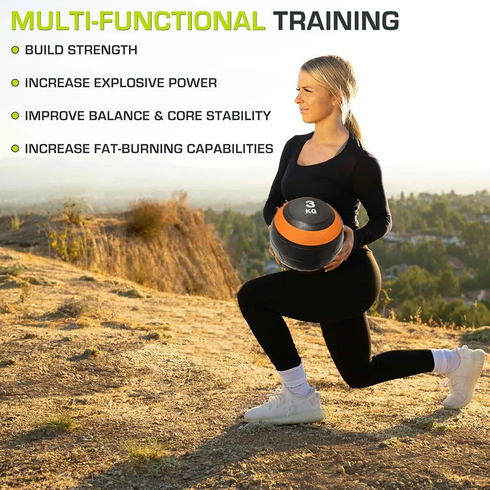 Gym Customized Logo Training Weight Ball Wall Balls Fitness Soft Rubber Medicine Ball