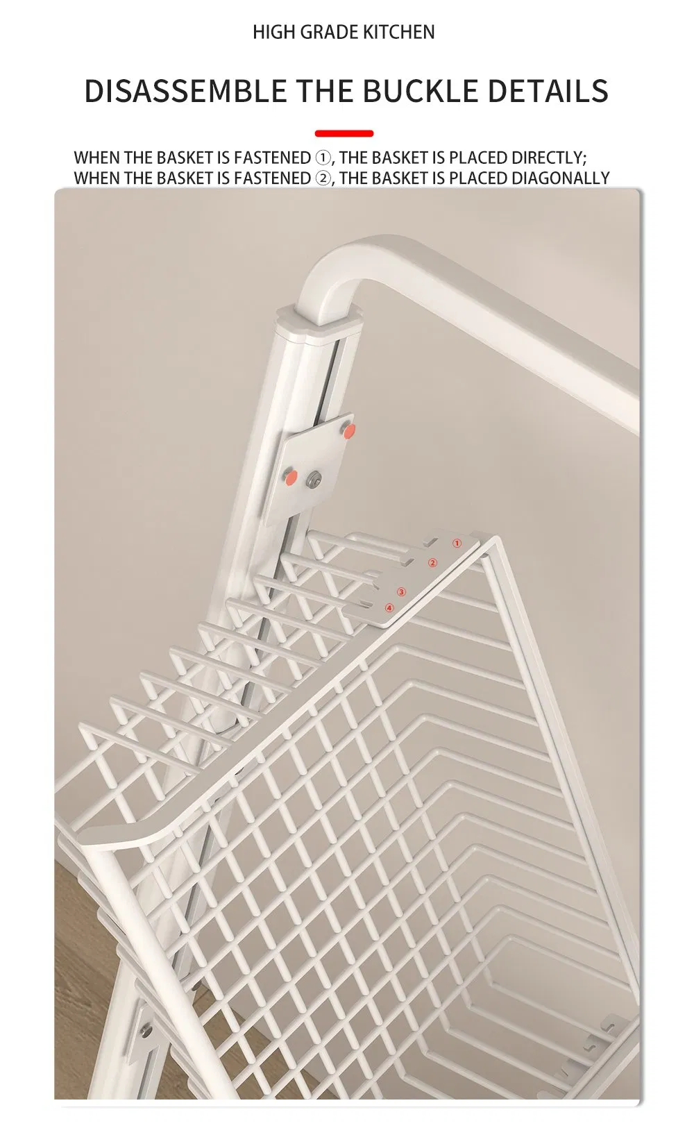 Kitchen Basket Storage Rack 7