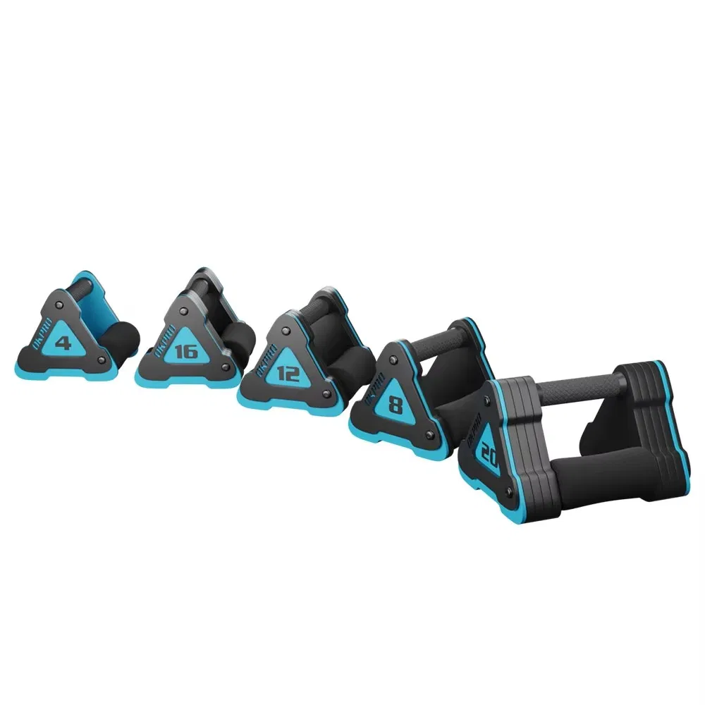 Factory Custom Gym Fitness Equipment Weightlifting Chromed Triangle Havak Adjustable Dumbbell