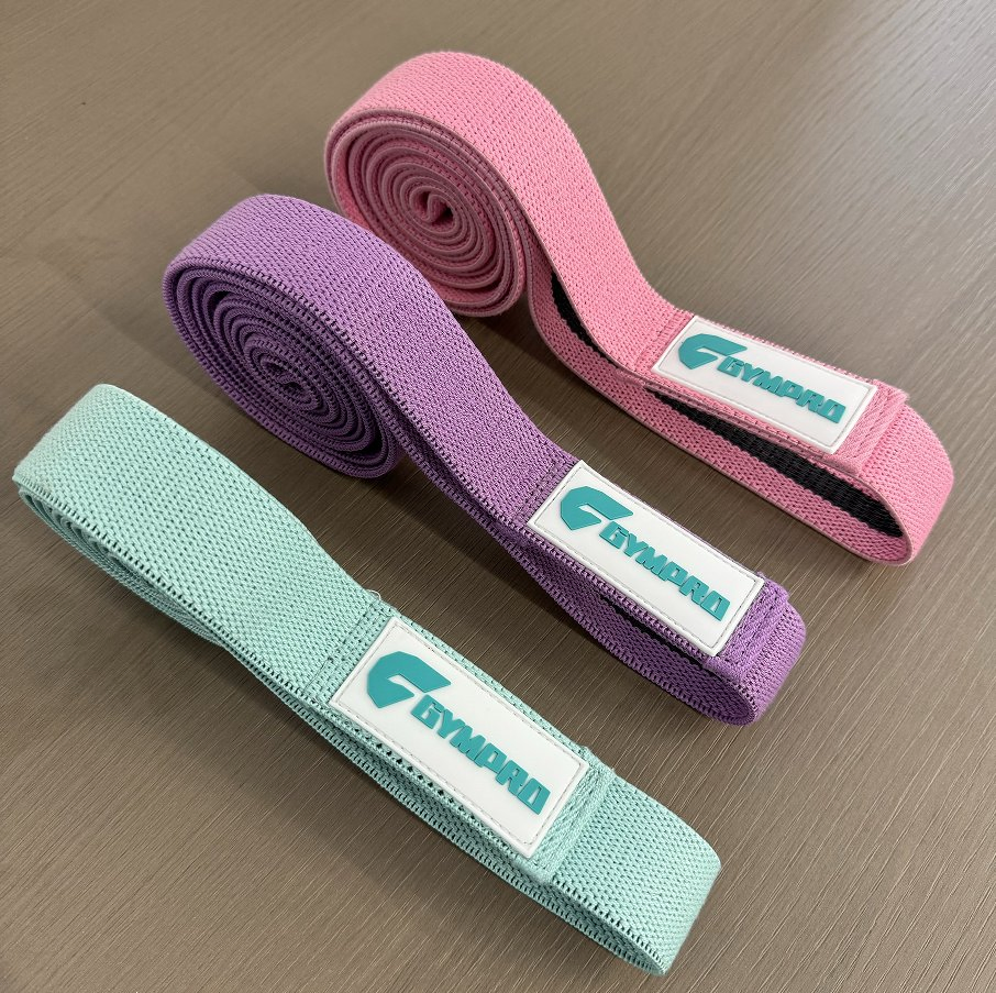 Eco-Friendly Cotton Fabric Gym Exercise Pull-up Assist Loop Set Heavy Resistance Band