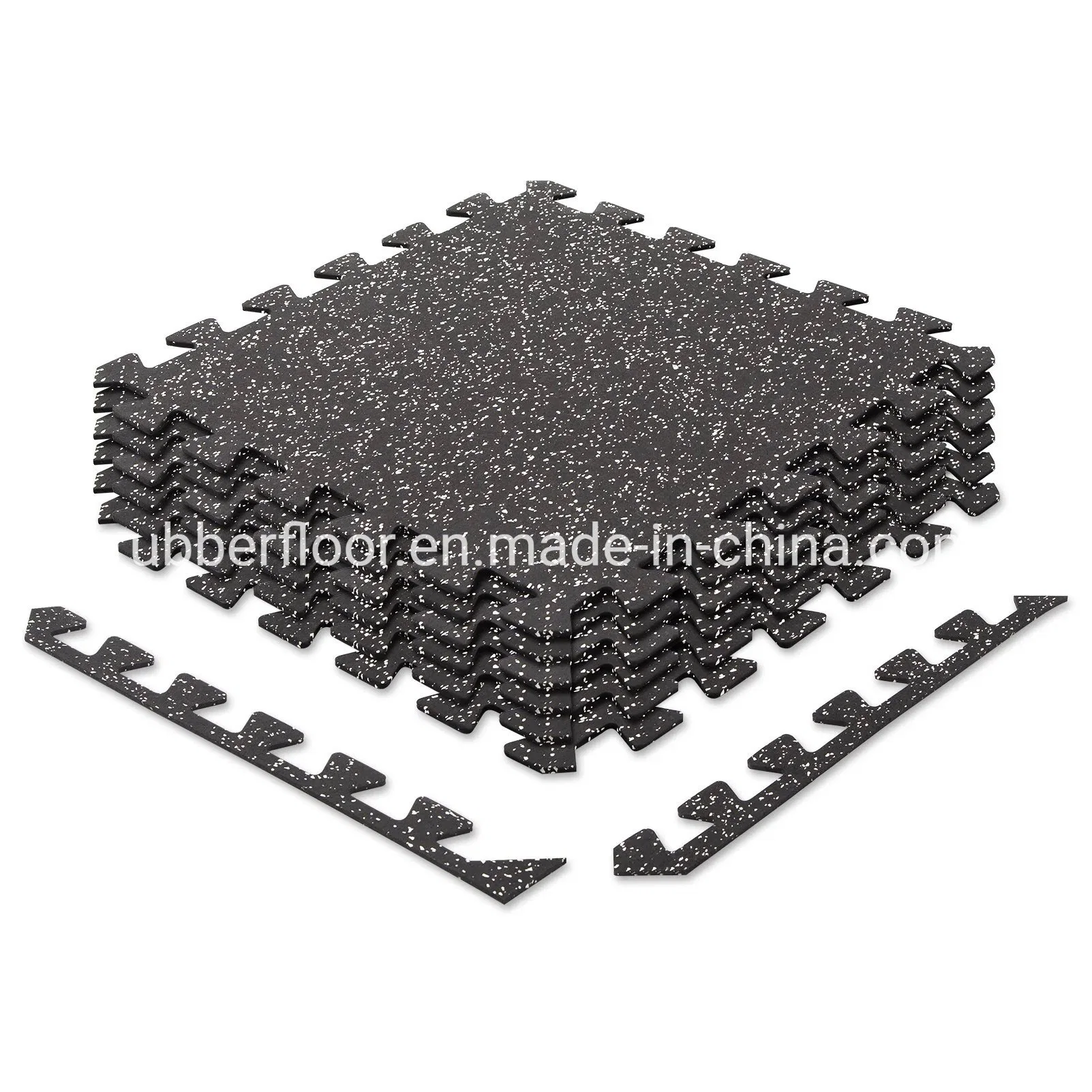 Interlocking Rubber Flooring Mat, Jigsaw Puzzle Rubbe Floor Mat, Jigsaw Puzzle Gym Tiles, Crossfit Gym Flooring, , Rubber Matting Tile, Interlocking Floor Mat