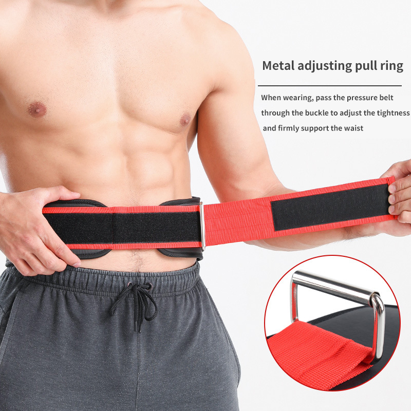Waist Protection Weightlifting Fitness Belt Squatting Hard Pulling Force Lifting Waist Protection Belt Support Waist Plate Abdom